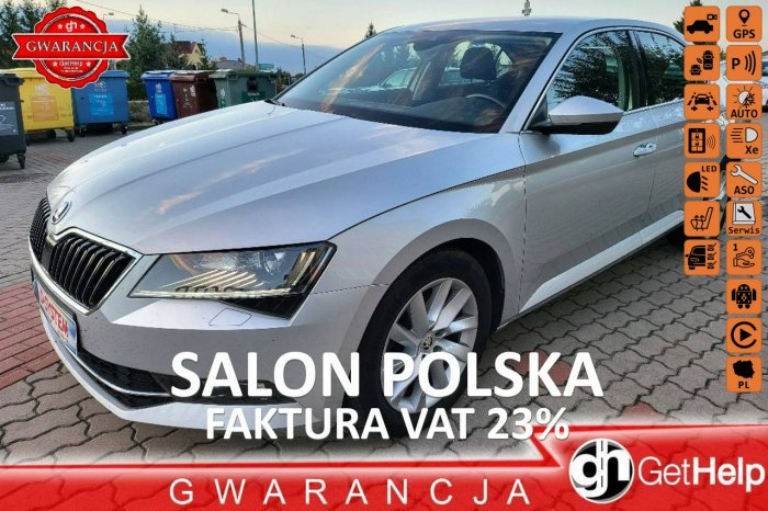 Škoda Superb Salon Polska 1Właściciel Bezwypadkowy Dealer Samochodów z Polskich Sal III (2015-2023)