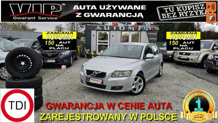 Volvo V50 Hak * Super stan * GWARANCJA w CENIE * Zamiana II (2007-)