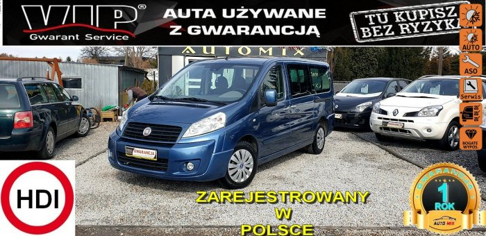 Fiat Scudo LONG!!2,0HDI,Panorama,!8Os GWARANCJA/ZAMIANA II (2007-)