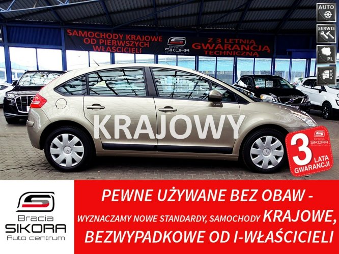 Citroen C4 1,6i 16V BENZYNA 2xKlimatronic 3Lata Gwar. KRAJOWY I-wł Bezwypadkowy I (2004-2010)