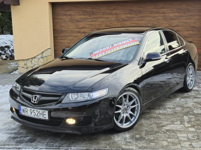 Honda Accord 2.0B 2007r Wyjątkowa, Full Serwis -TUV, Półskóra, Alusy 18+Alusy 16 VII (2002-2008)