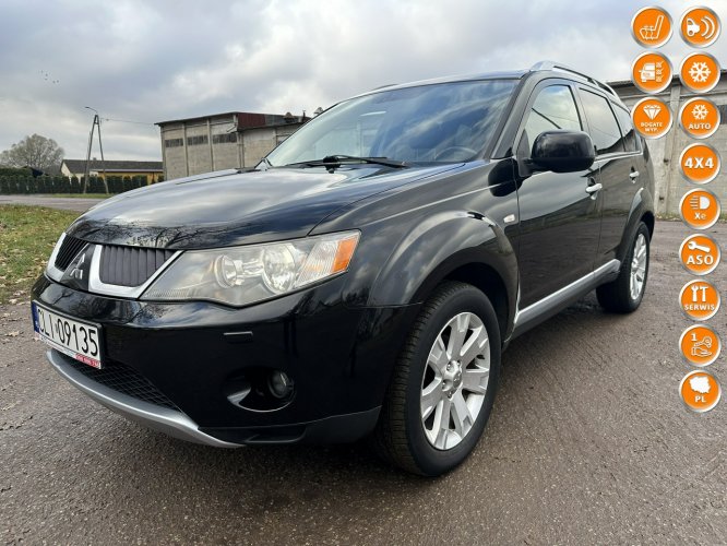 Mitsubishi Outlander 2,0 DI-D 140 KM 4WD Skóry Xenon 7-Osób Super Stan II (2006-2013)