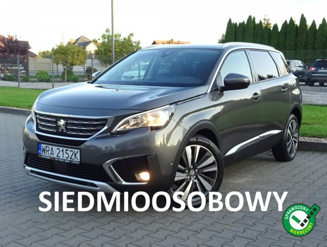 Peugeot 5008 7*Osobowy*LEDY*NAVI*Czujniki*Parkowania*Grzane*Fotele*Zarejestrowany II (2017-)