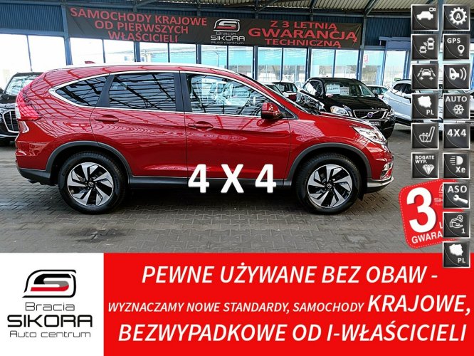 Honda CR-V EXECUTIVE+Automat MAX OPCJA 4x4 3Lata GWAR. I-wł Kraj Bezwypad F23% IV (2012-)