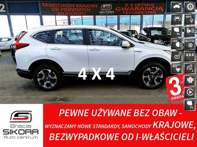 Honda CR-V HYBRID 4x4 2,0 184km 3Lata GWARANCJA I-wł Kraj Bezwyp Led+ACC Automat V