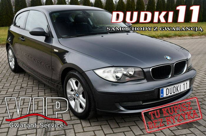 BMW 118 2,0D DUDKI11 Klimatr 2 str. Alu,El,szyby.Centralka.kredyt.GWARANCJA E87 (2004-2013)