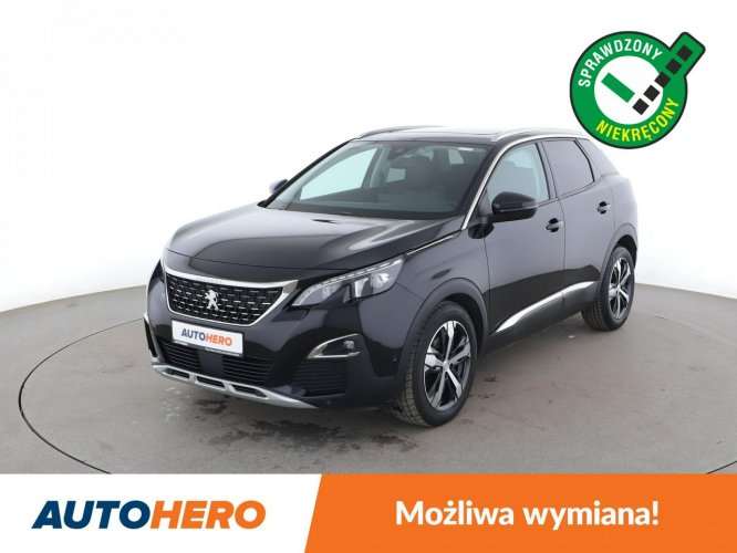 Peugeot 3008 Automat, 180KM, full LED, navi, panorama, półskóra, kamera i czujniki II (2016-)