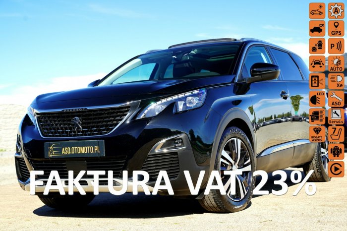 Peugeot 5008 Kamery SKÓRA nawi PANORAMA blis FUL LED 7 os. automat el.klapa max op. II (2017-)