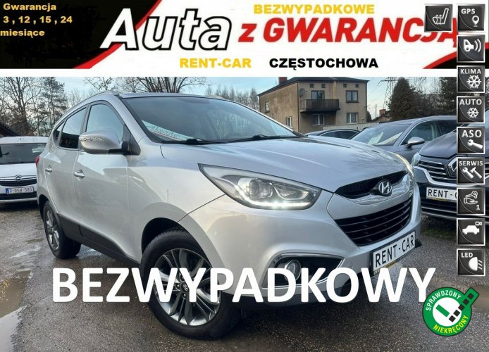 Hyundai ix35 1.7CRDi*115PS*OPŁACONY*Bezwypadkowy Klimatronik Serwis GWARANCJA24M