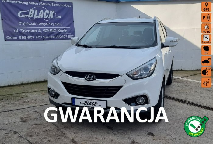 Hyundai ix35 Pisemna Gwarancja 12 miesięcy - Salon Polska, Bezwypadkowy