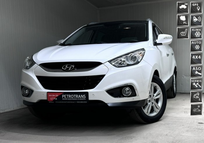 Hyundai ix35 2.0 CRDI / 136KM 4x4 Nawigacja Kamera Panorama Skóra Grzane Fotele